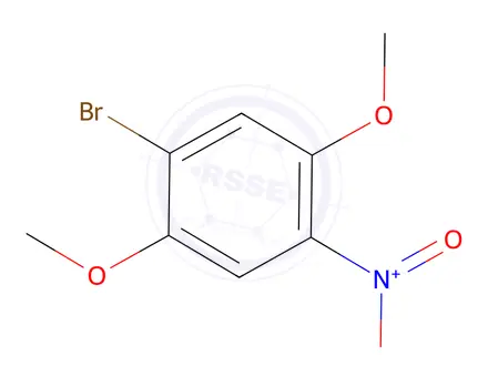 Chemical structure of 1-Bromo-2,5-dimethoxy-4-nitrobenzene