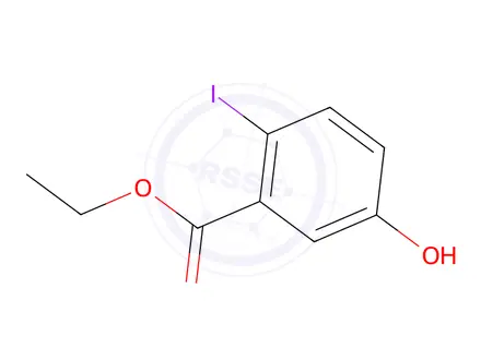 Chemical structure of Ethyl 5-hydroxy-2-iodobenzoate