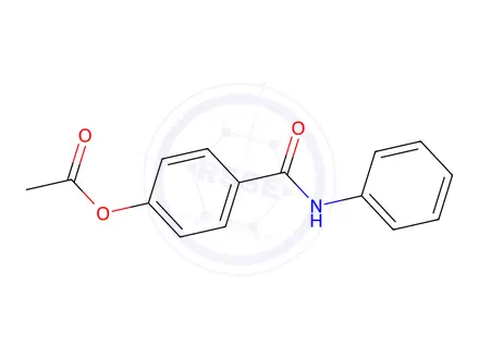 Chemical structure of 4-(Phenylcarbamoyl)phenyl acetate