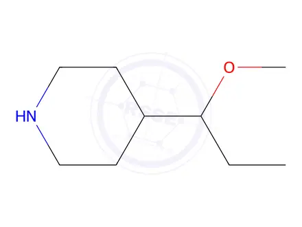Chemical structure of 4-(1-Methoxypropyl)piperidine