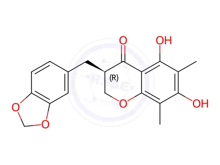 Chemical structure of Methylophiopogonanone A