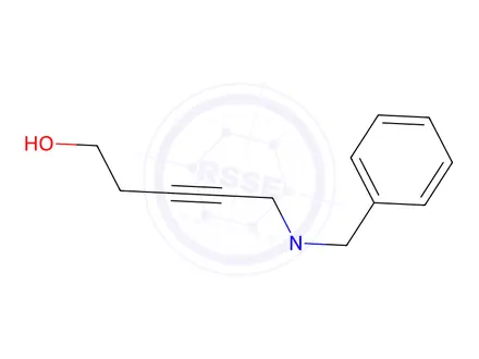 Chemical structure of 5-(Benzyl(methyl)amino)pent-3-yn-1-ol