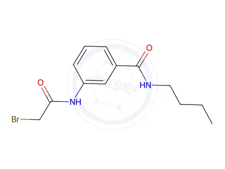 Chemical structure of 3-[(2-Bromoacetyl)amino]-N-butylbenzamide
