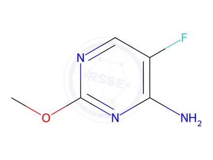 Chemical structure of 5-fluoro-2-methoxypyrimidin-4-amine