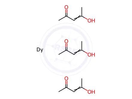 Chemical structure of Dysprosium(III) 2,4-pentanedionate