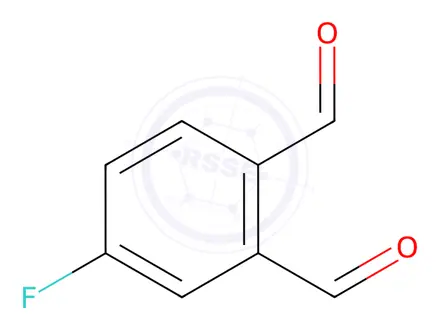 Chemical structure of 4-Fluorophthalaldehyde