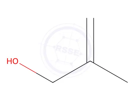 Chemical structure of 2-Methyl-2-propen-1-ol