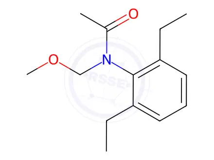 Chemical structure of N-(2,6-Diethylphenyl)-N-(methoxymethyl)acetamide