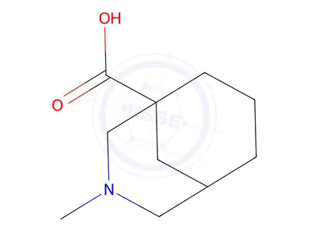 Chemical structure of 3-Methyl-3-azabicyclo[3.3.1]Nonane-1-carboxylic acid