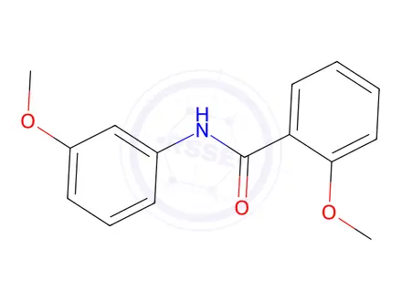 Chemical structure of 2-Methoxy-N-(3-methoxyphenyl)benzamide