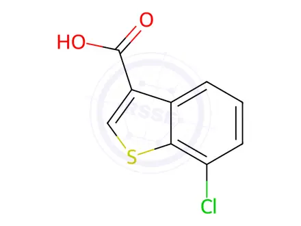 Chemical structure of 7-Chlorobenzo[b]thiophene-3-carboxylic Acid