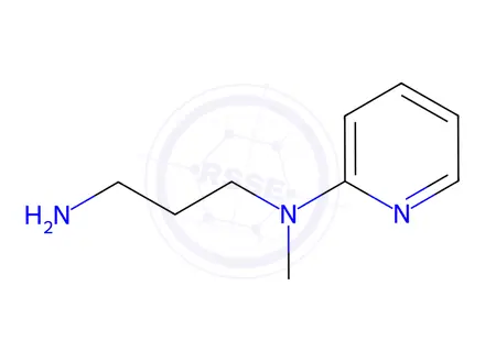 Chemical structure of N-(3-aminopropyl)-N-methylpyridin-2-amine