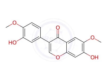 Chemical structure of Odoratin (Dipteryx)