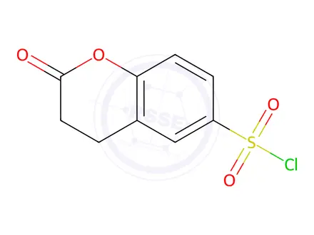 Chemical structure of 2-Oxochromane-6-sulfonyl chloride