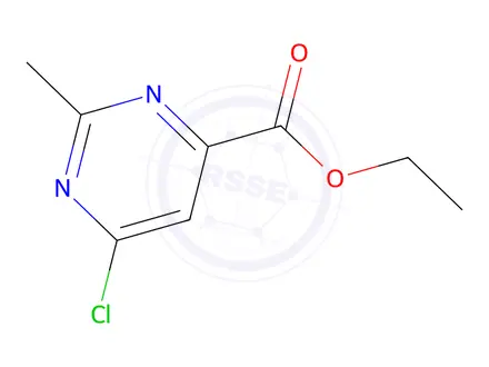 Chemical structure of Ethyl 6-Chloro-2-methylpyrimidine-4-carboxylate