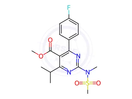 Chemical structure of Rosuvastatin Intermediate Impurity 1