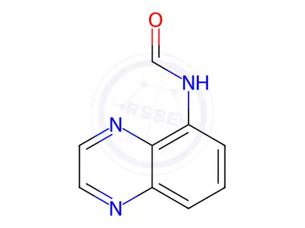 Chemical structure of Formamide, N-5-quinoxalinyl-
