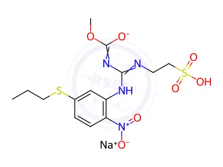 Chemical structure of Netobimin Sodium Salt