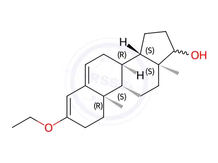 Chemical structure of Abiraterone Acetate Impurity 83
