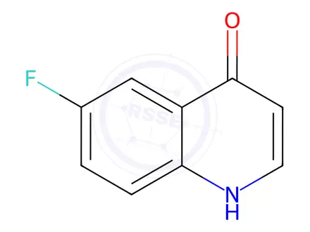 Chemical structure of 6-Fluoroquinolin-4-ol