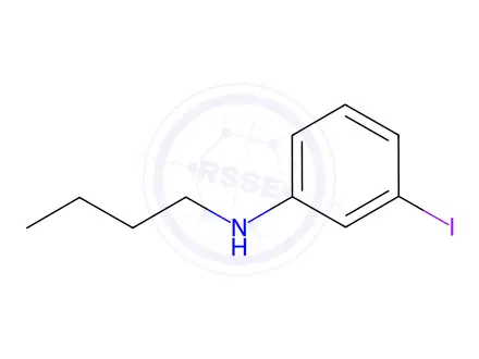 Chemical structure of N-Butyl-3-iodoaniline