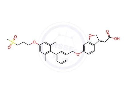 Chemical structure of Fasiglifam Impurity 2 (rac-Fasiglifam (TAK-875))