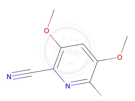 Chemical structure of 6-Bromo-3,5-dimethoxypicolinonitrile