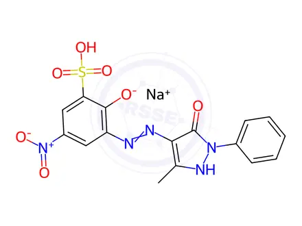 Chemical structure of Acid Orange 74