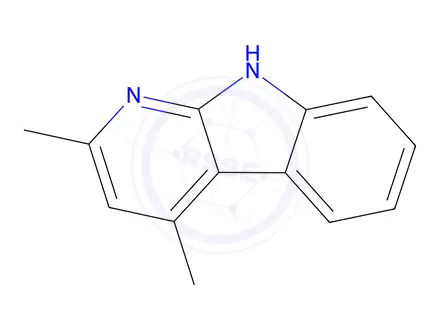 Chemical structure of 2,4-Dimethyl α-Carboline