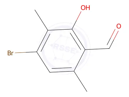 Chemical structure of 4-Bromo-2-hydroxy-3,6-dimethylbenzaldehyde