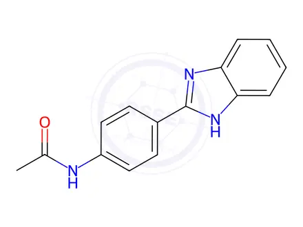 Chemical structure of N-(4-(1H-Benzo[d]imidazol-2-yl)phenyl)acetamide