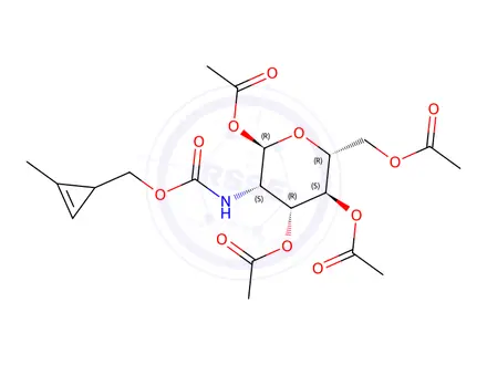 Chemical structure of N-Cyclopropene-D-Mannopyranose-tetraacetated