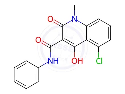 Chemical structure of Laquinimod Impurity 1