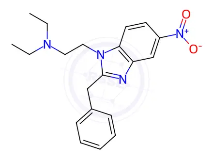 Chemical structure of Clonitazene Impurity 21