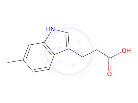 Chemical structure of 3-(6-methyl-1H-indol-3-yl)propanoic Acid