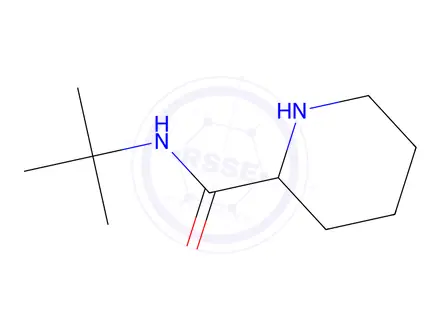 Chemical structure of N-tert-butylpiperidine-2-carboxamide