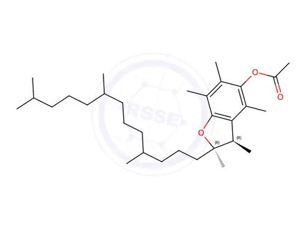 Chemical structure of Vitamin E Impurity 4