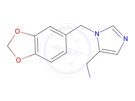 Chemical structure of (1-(Benzo[d][1,3]dioxol-5-ylmethyl)-1h-imidazol-5-yl)methanamine