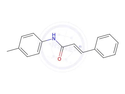 Chemical structure of (E)-N-(4-methylphenyl)-3-phenylprop-2-enamide