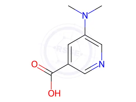 Chemical structure of 5-(Dimethylamino)nicotinic Acid