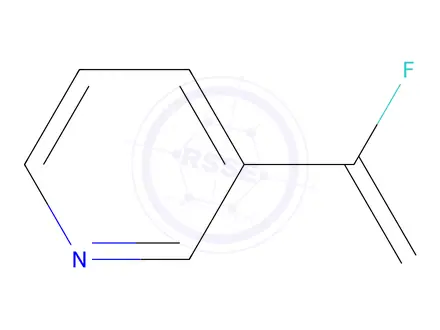 Chemical structure of 3-(1-fluorovinyl)pyridine