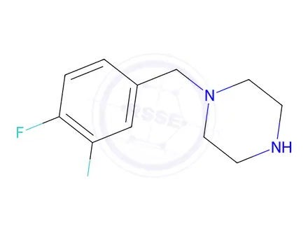 Chemical structure of 1-(3,4-Difluorobenzyl)piperazine 2HCl