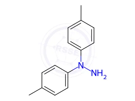 Chemical structure of N,N-DI(PARA-TOLYL)HYDRAZINE