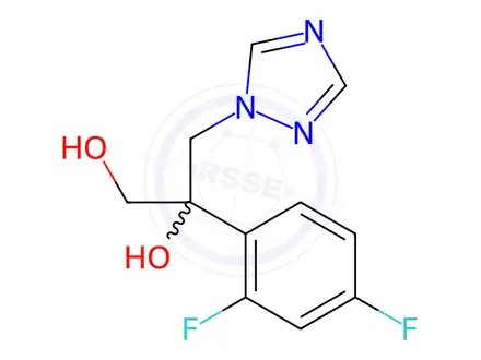 Chemical structure of Fluconazole EP Impurity F