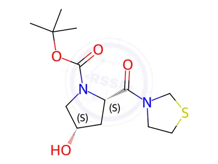 Chemical structure of Teneligliptin Impurity 123