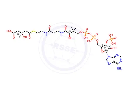 Chemical structure of Coenzyme A Impurity 14