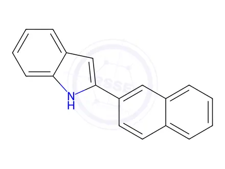 Chemical structure of 2-(2-NAPHTHYL)INDOLE