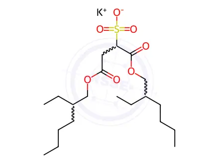 Chemical structure of Docusate Potassium