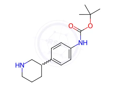 Chemical structure of tert-Butyl (4-(piperidin-3-yl)phenyl)carbamate