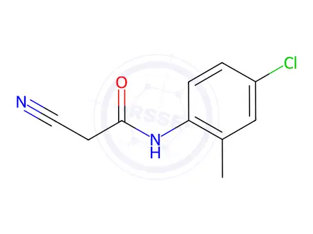 Chemical structure of N-(4-Chloro-2-methylphenyl)-2-cyanoacetamide